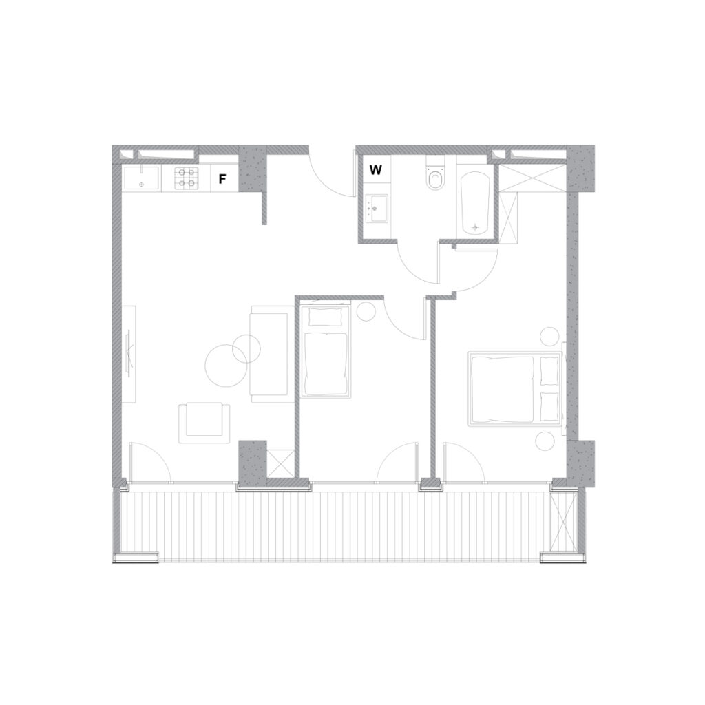 Apartment 23 — 2D plan