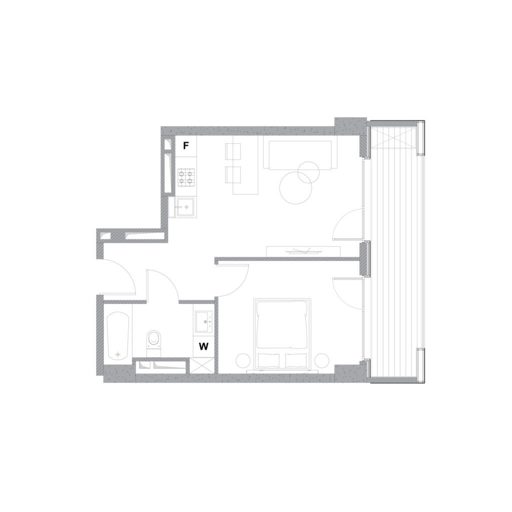 Apartment 215 — 2D plan