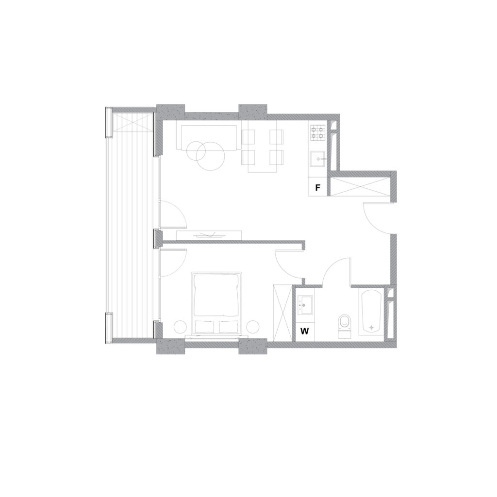 Квартира 174 — 2D планировка