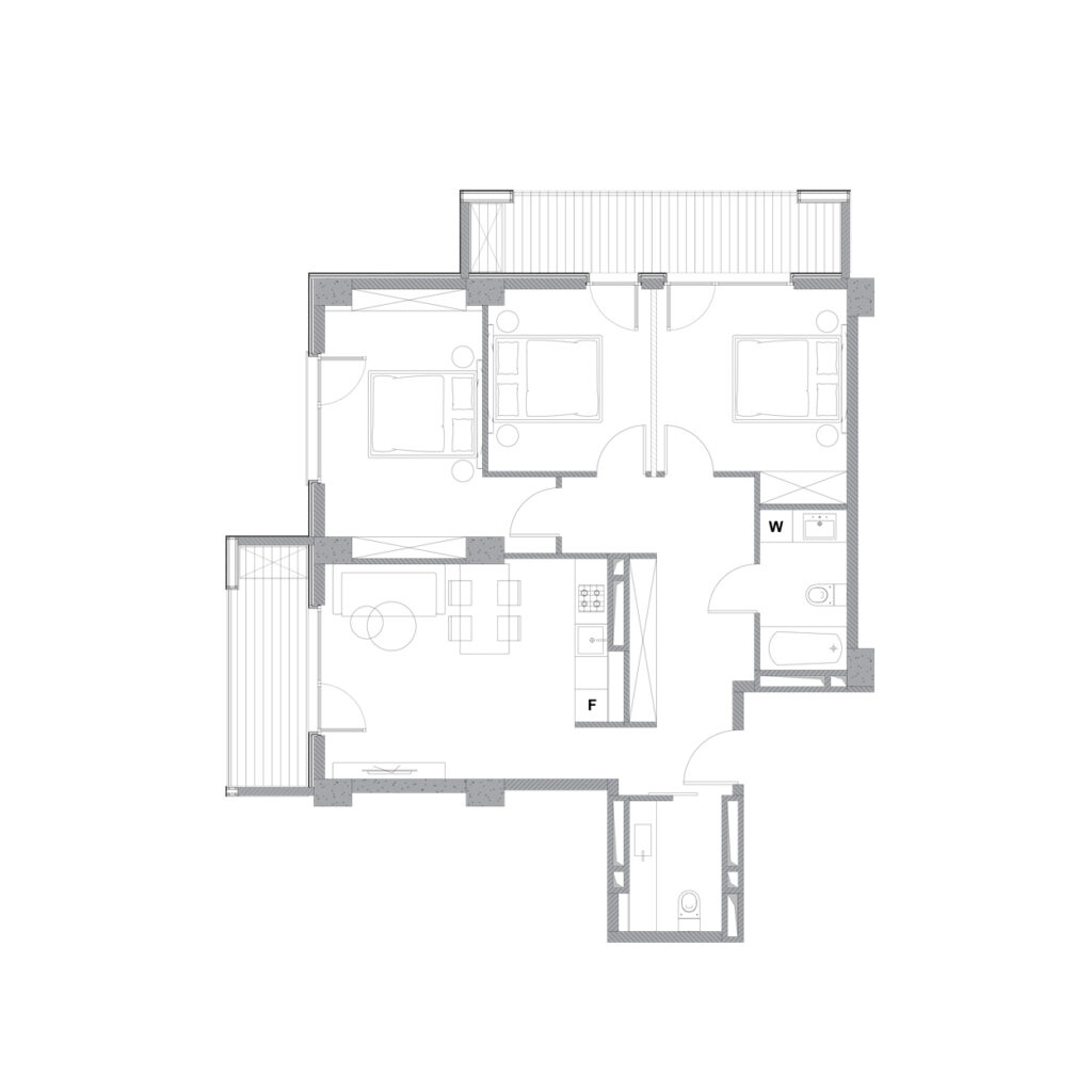 Apartment 438 — 2D plan