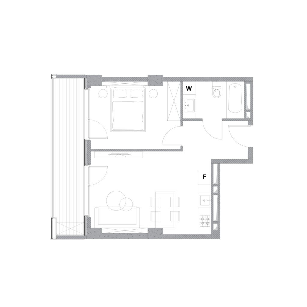 Квартира 283 — 2D планировка
