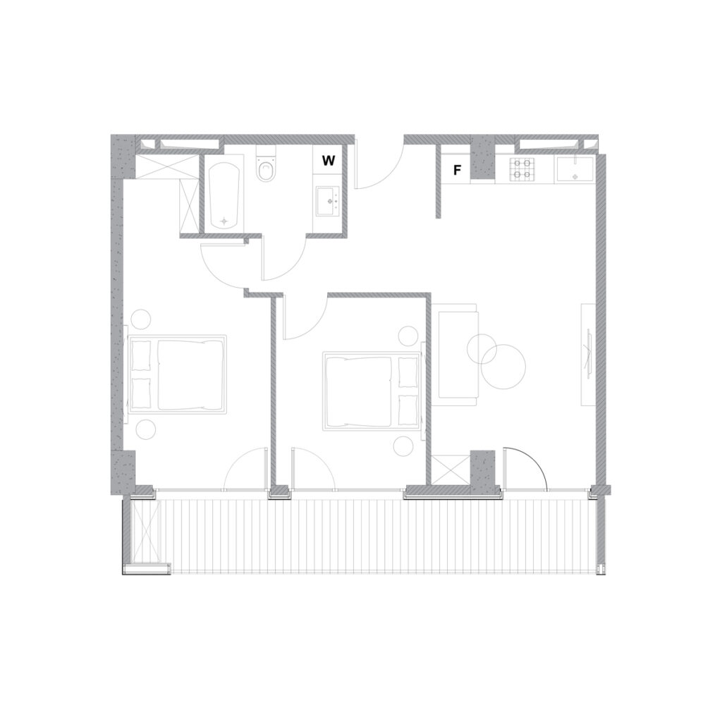 Apartment 130 — 2D plan
