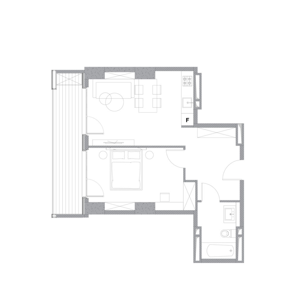 Apartment 93 — 2D plan
