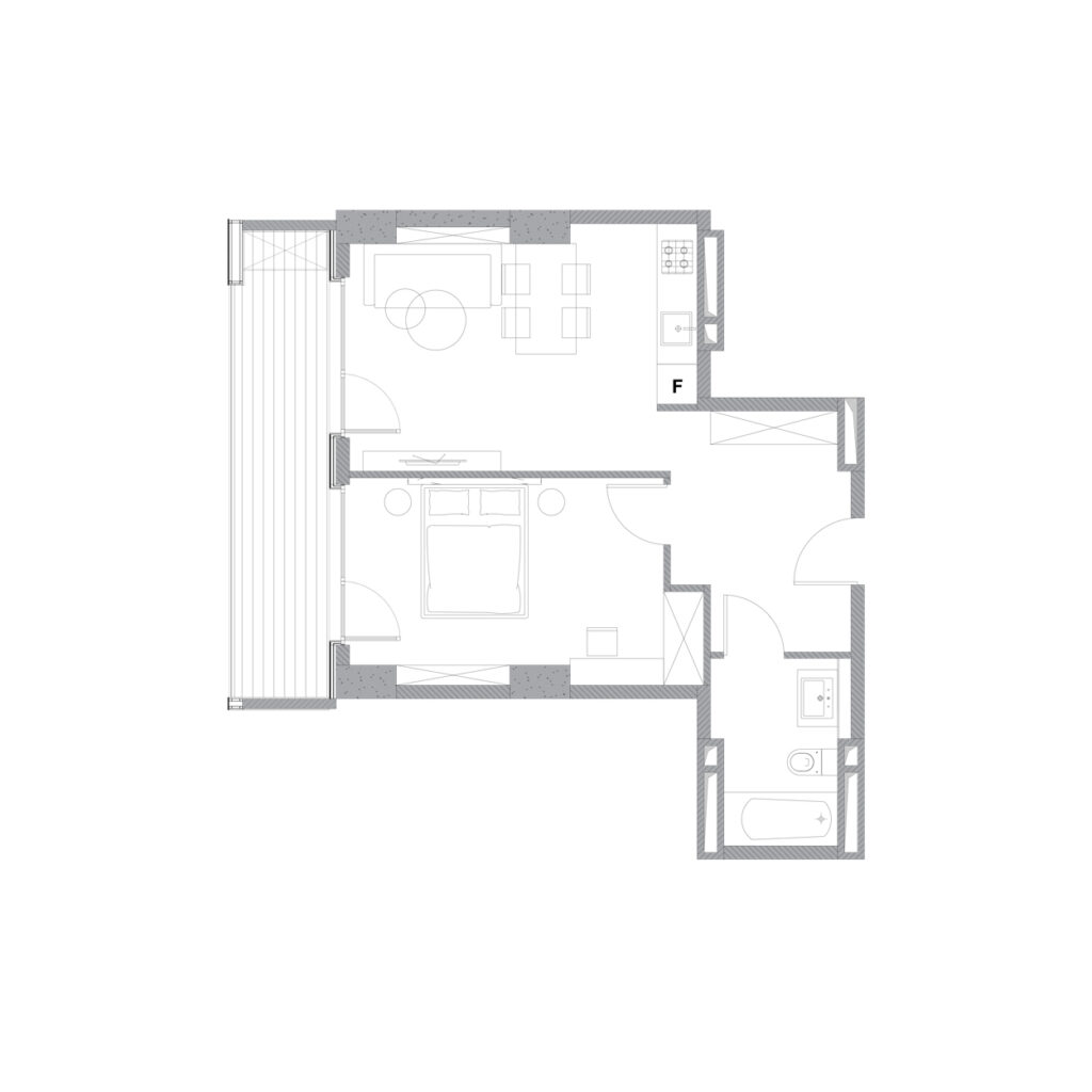 Apartment 172 — 2D plan