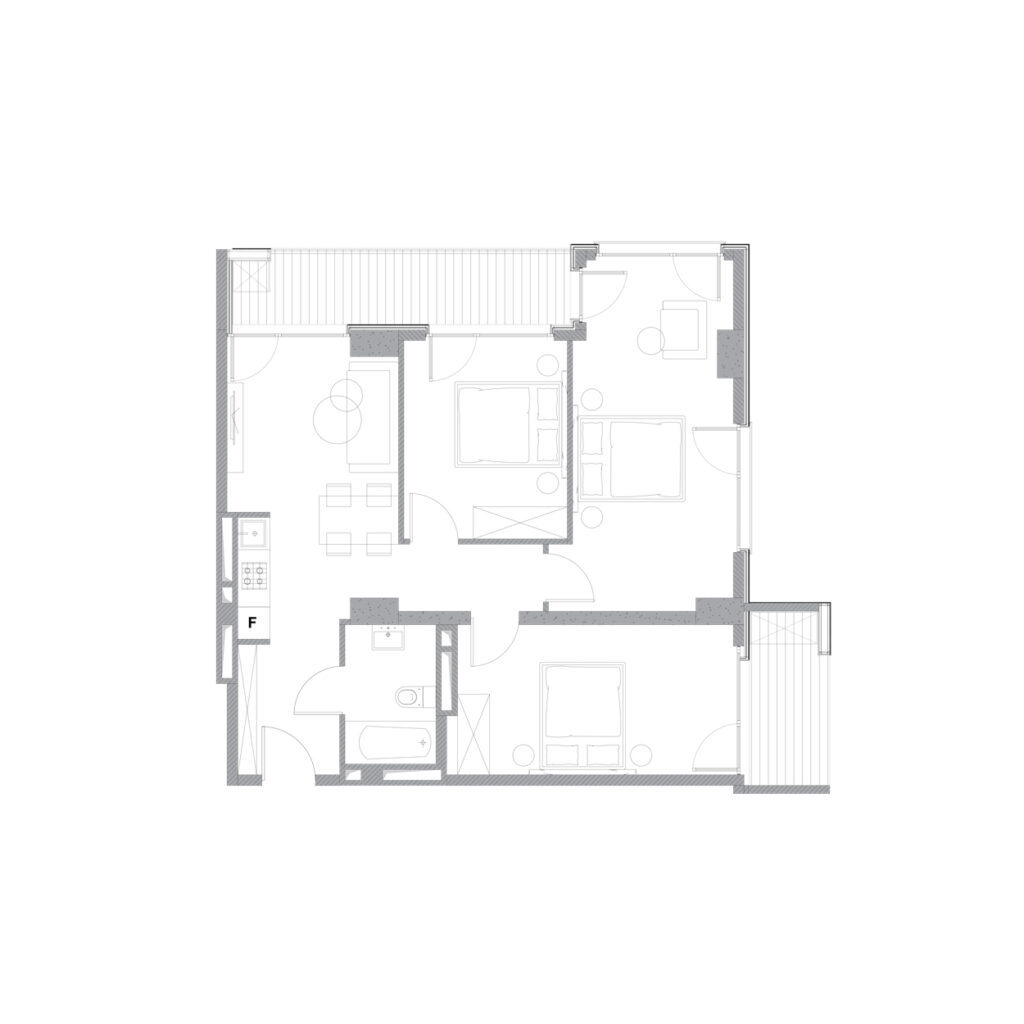 Квартира 323 — 2D планировка