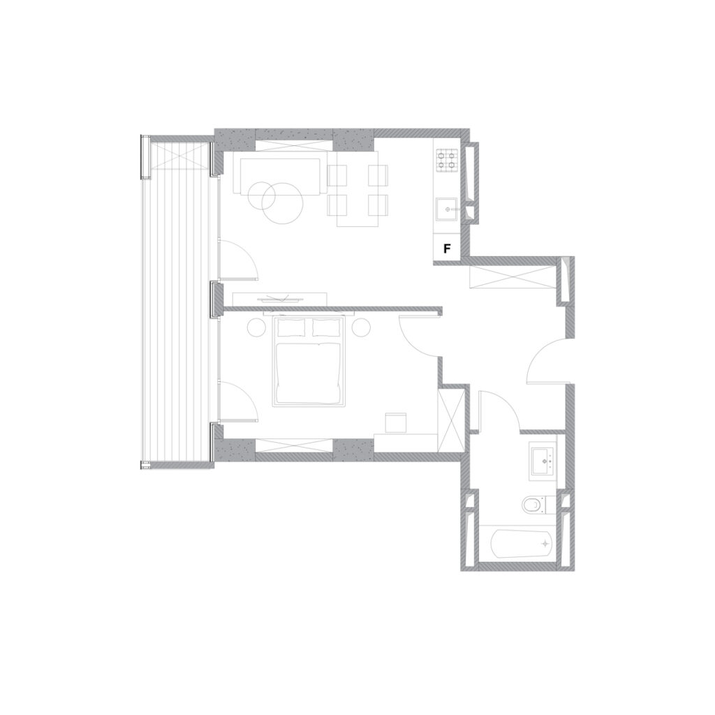 Apartment 120 — 2D plan