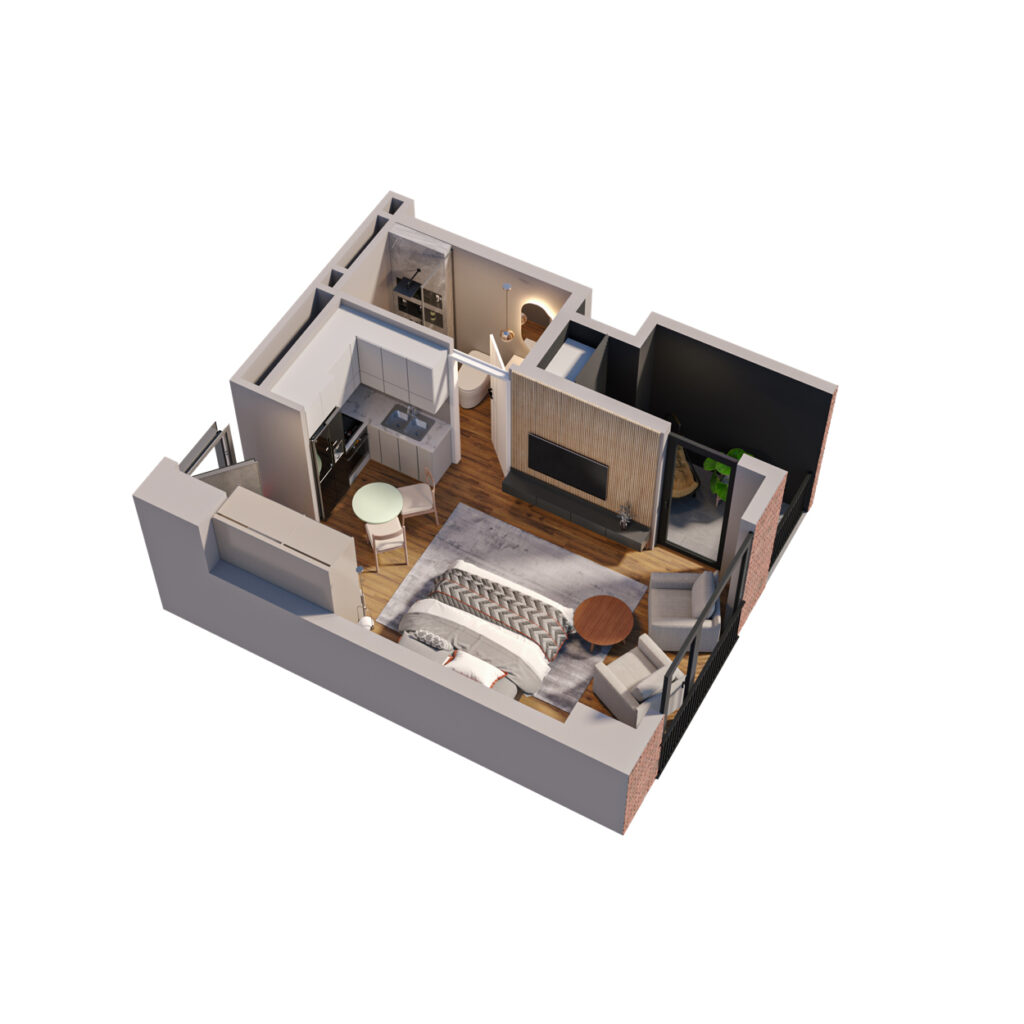 Apartment 178 — 3D plan