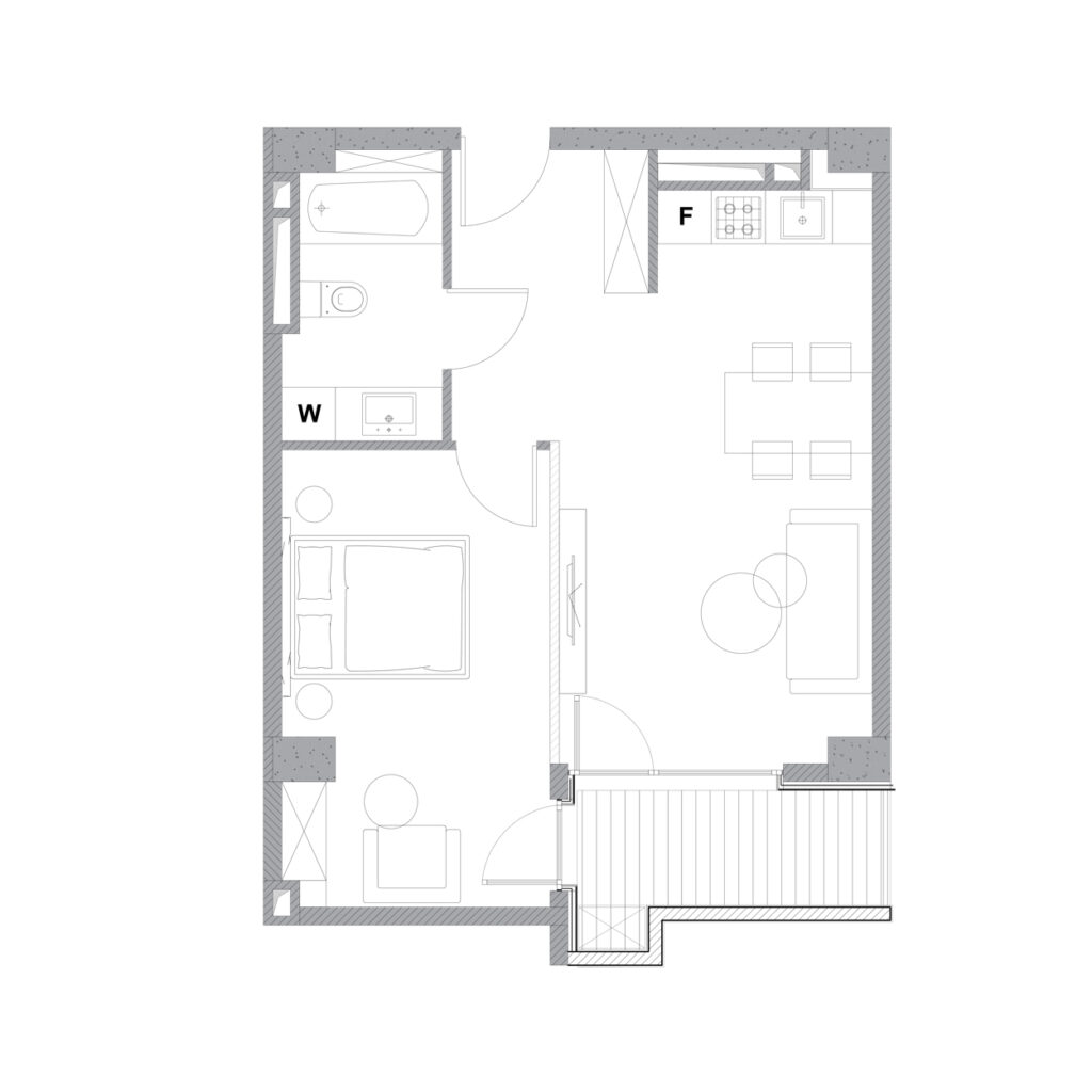 Apartment 260 — 2D plan