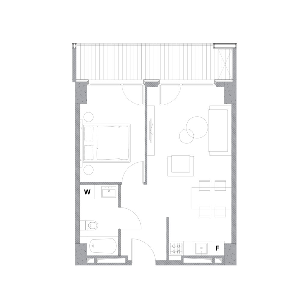 Apartment 224 — 2D plan