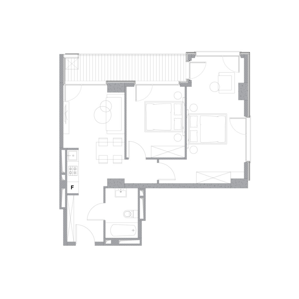 Apartment 110 — 2D plan