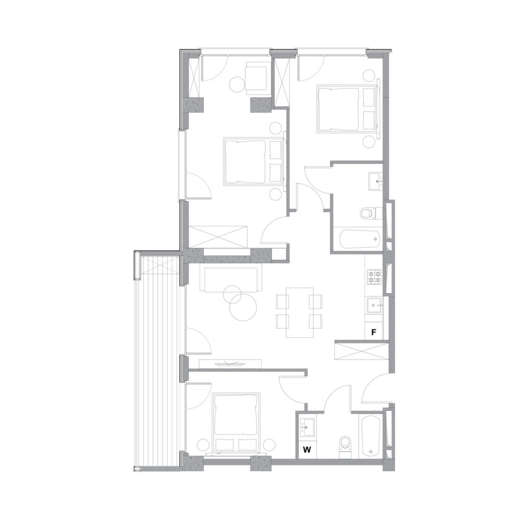 Квартира 271 — 2D планировка