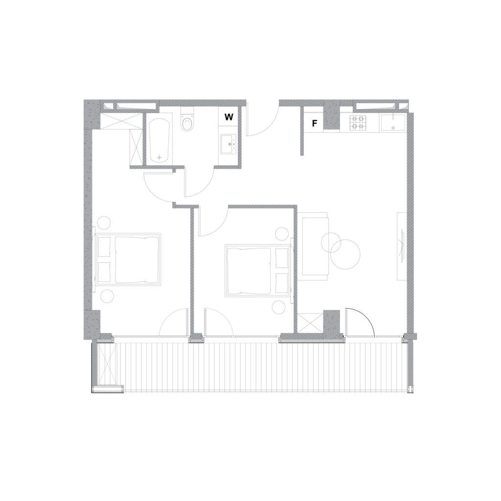 Apartment 182 — 2D plan