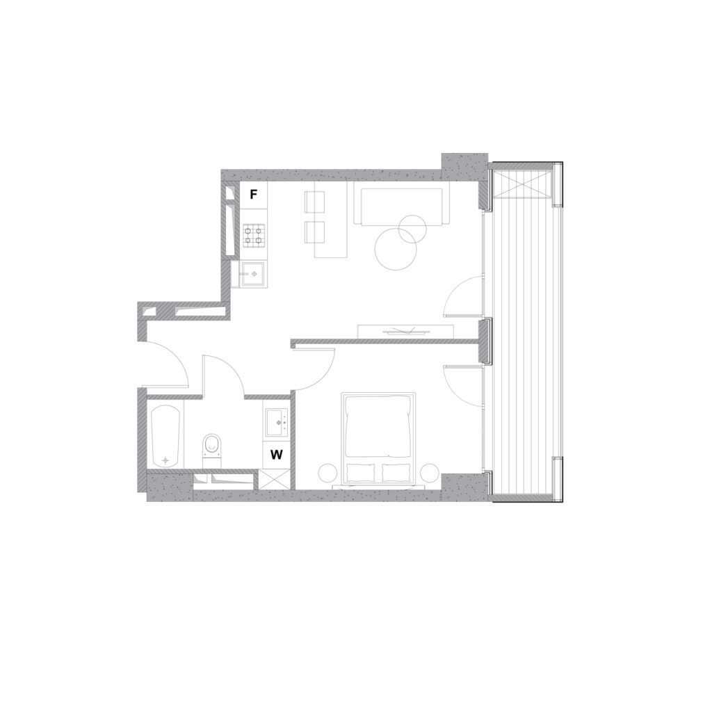 Apartment 1 — 2D plan
