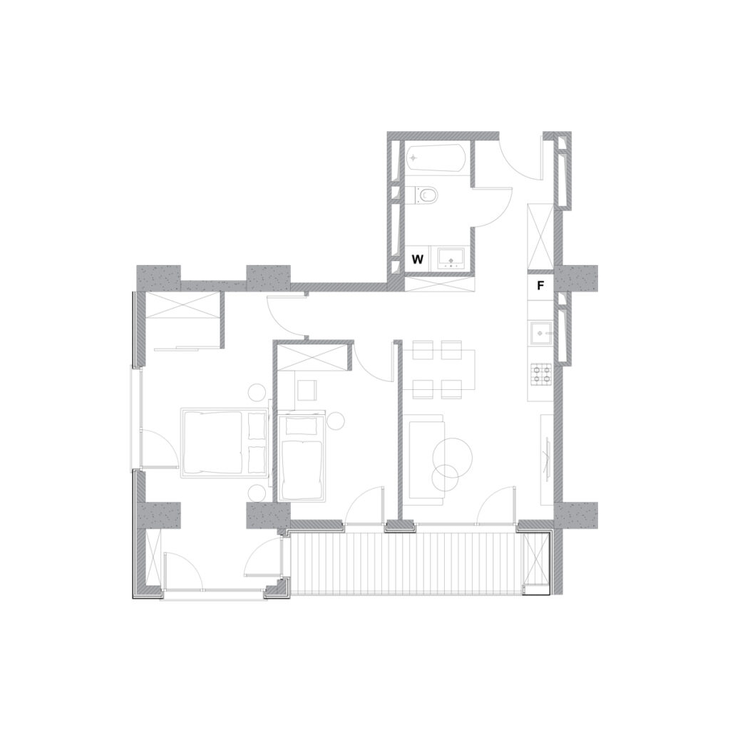 Apartment 70 — 2D plan
