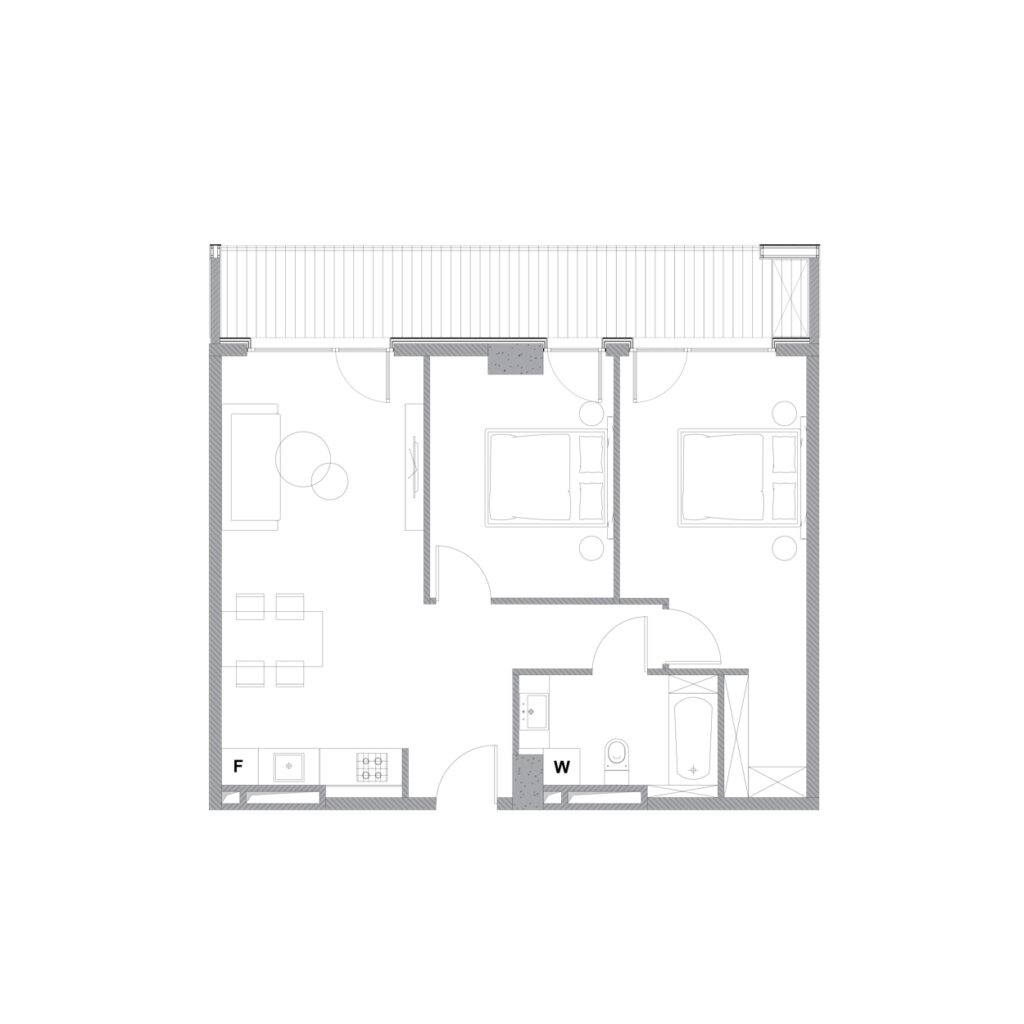 Apartment 168 — 2D plan