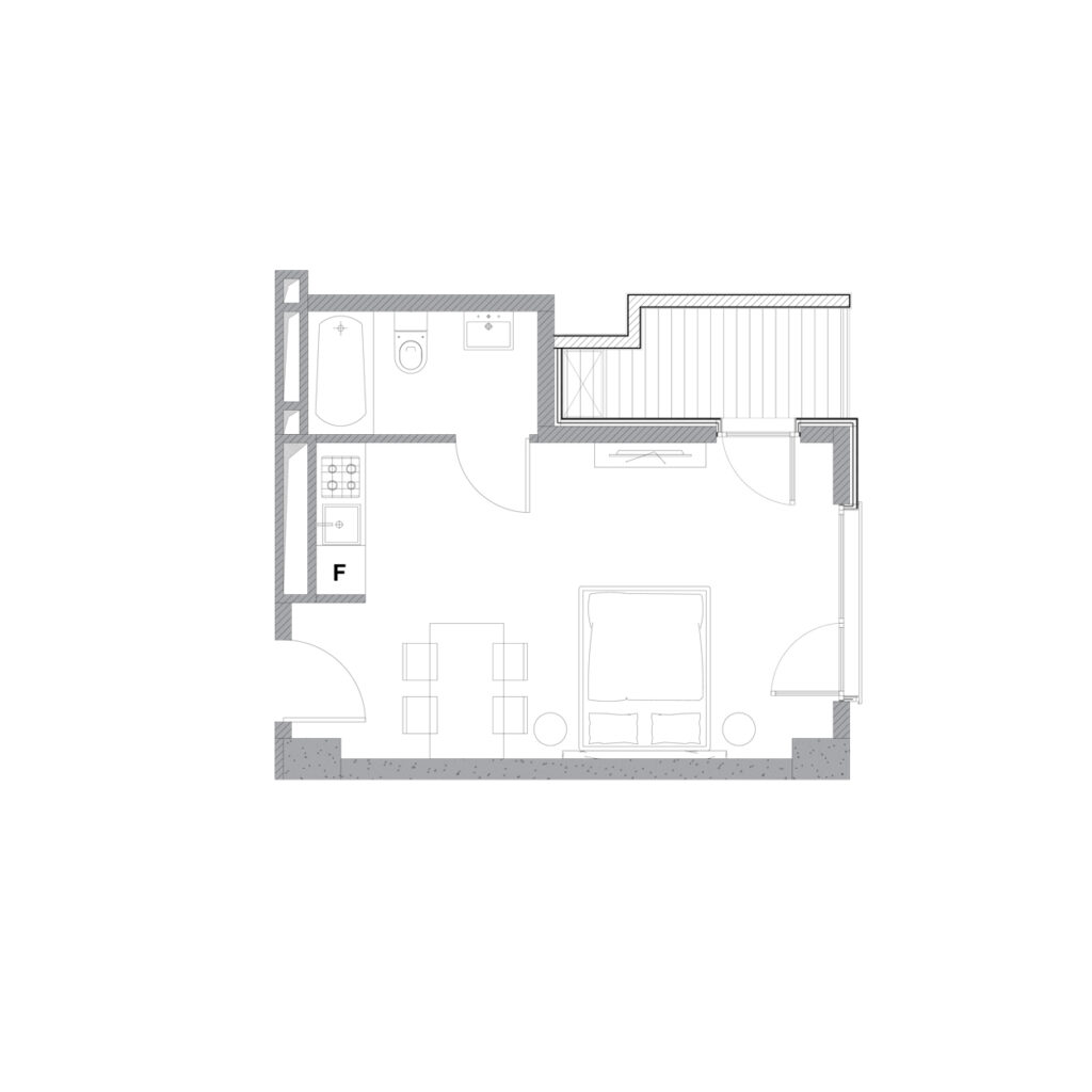 ბინა 286 — 2D გეგმა
