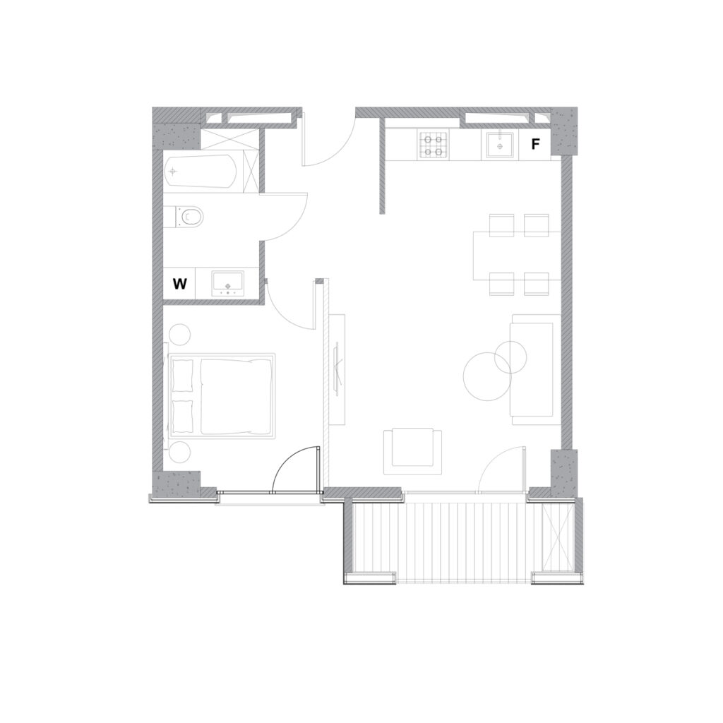 Квартира 153 — 2D планировка