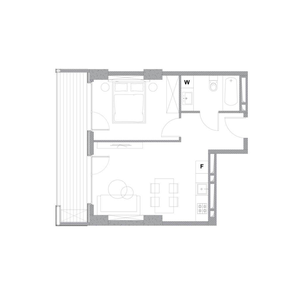 Apartment 123 — 2D plan