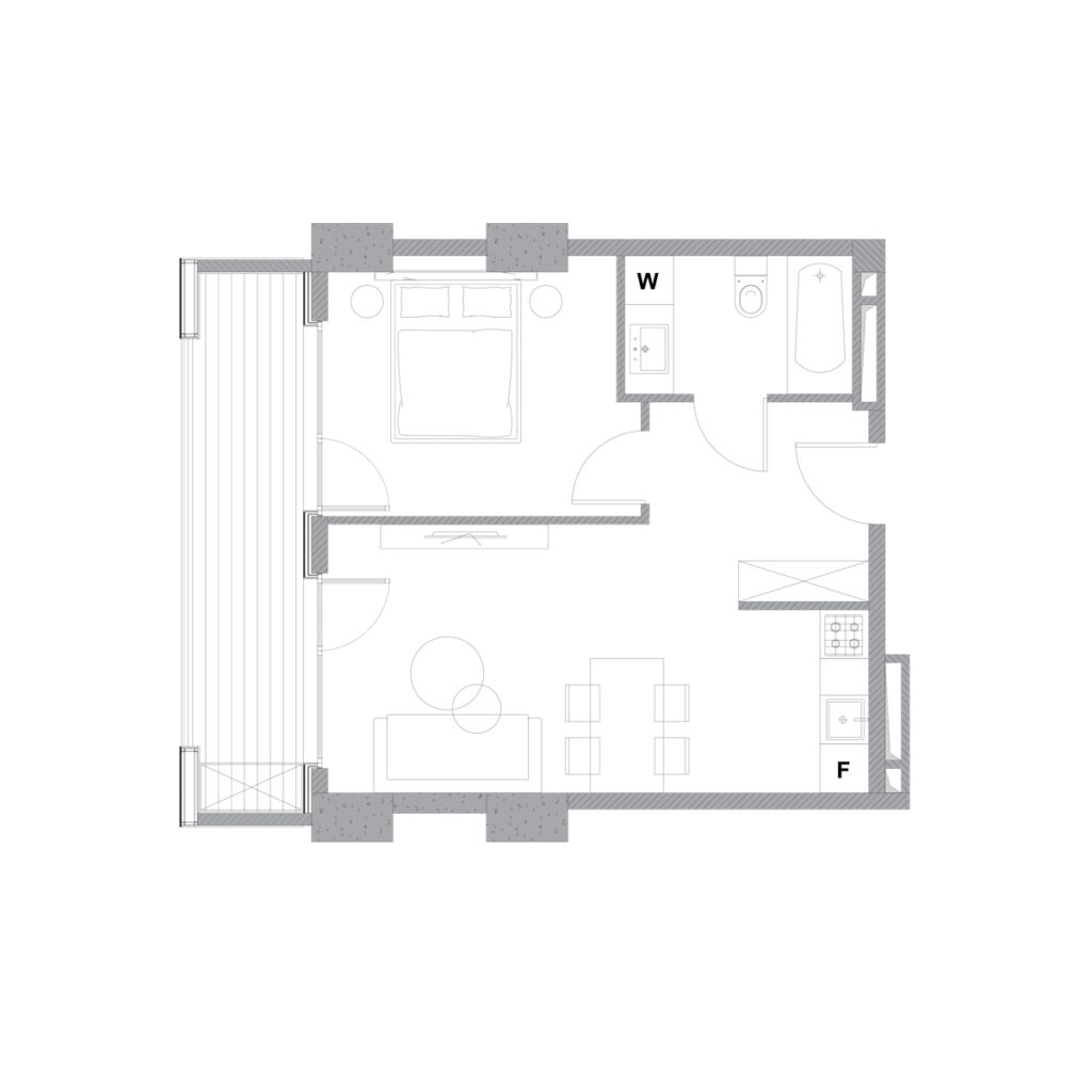 Apartment 58 — 2D plan