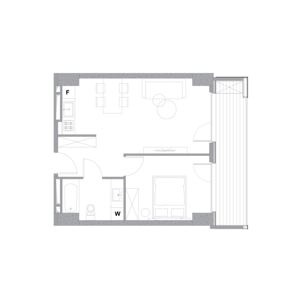 Apartment 108 — 2D plan