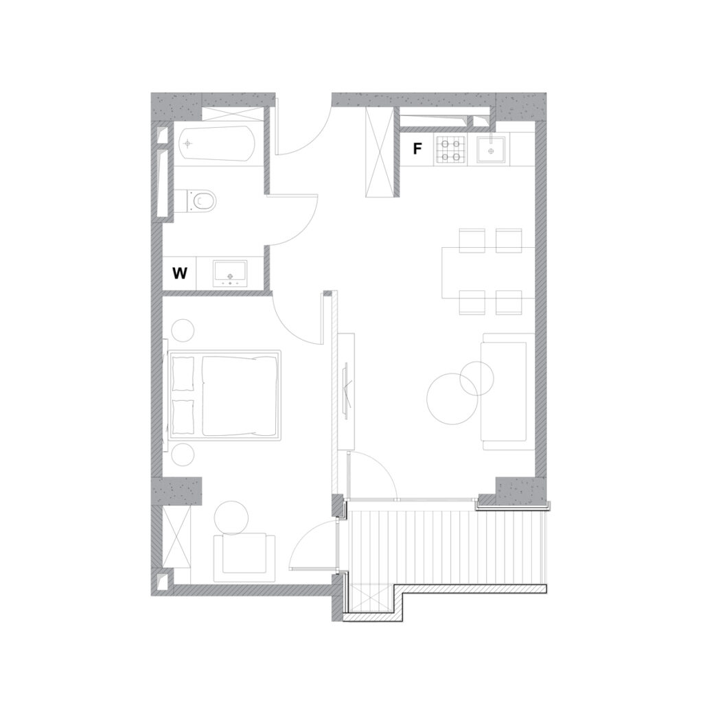 Квартира 127 — 2D планировка