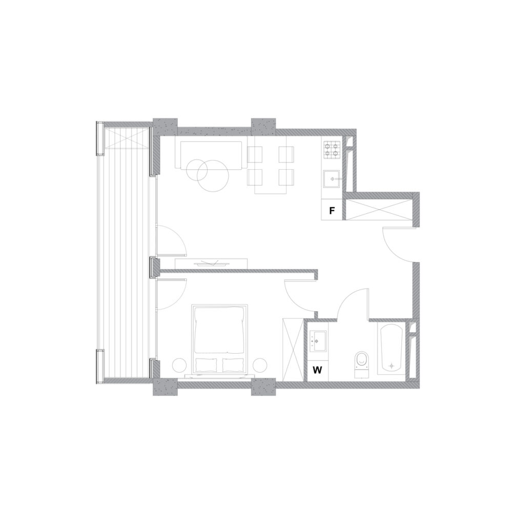 Квартира 282 — 2D планировка