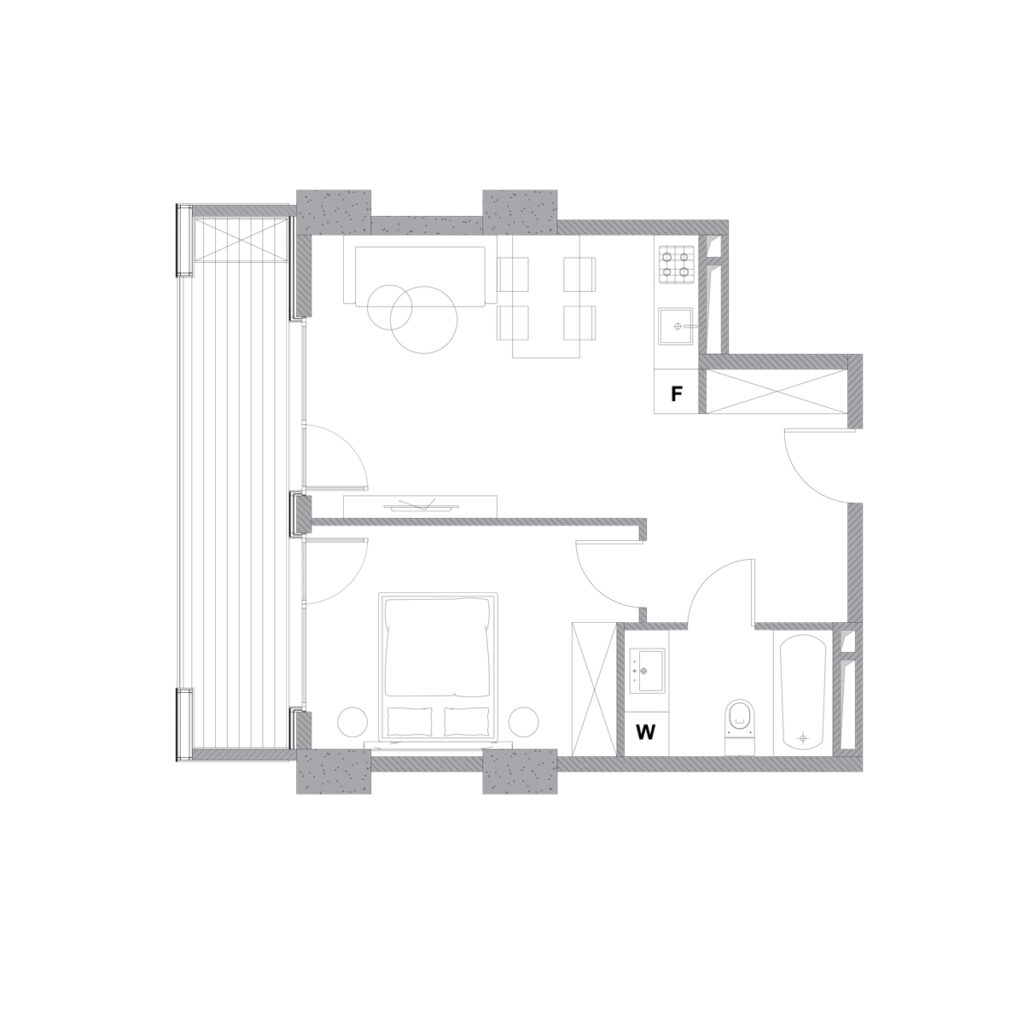 Apartment 68 — 2D plan