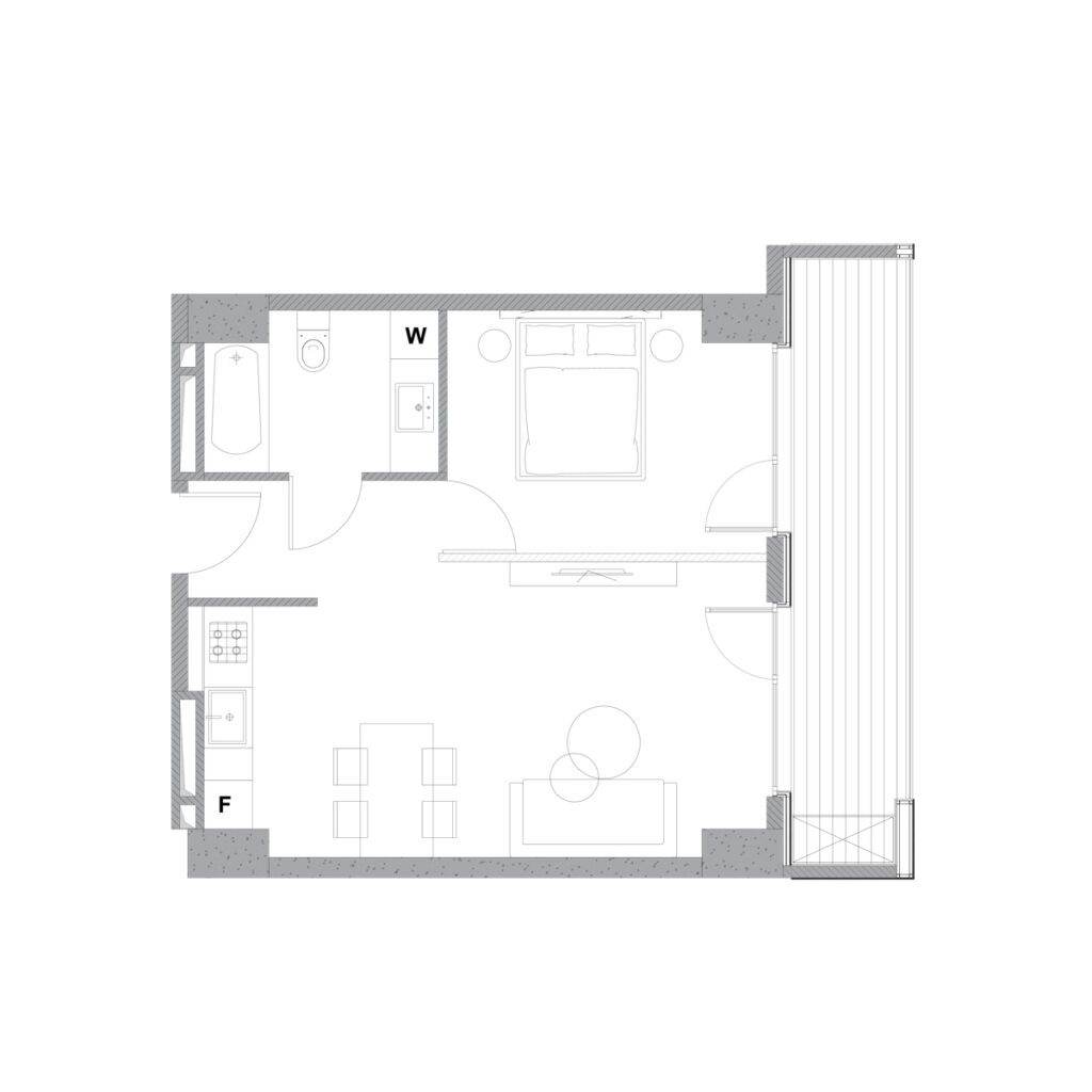Apartment 106 — 2D plan