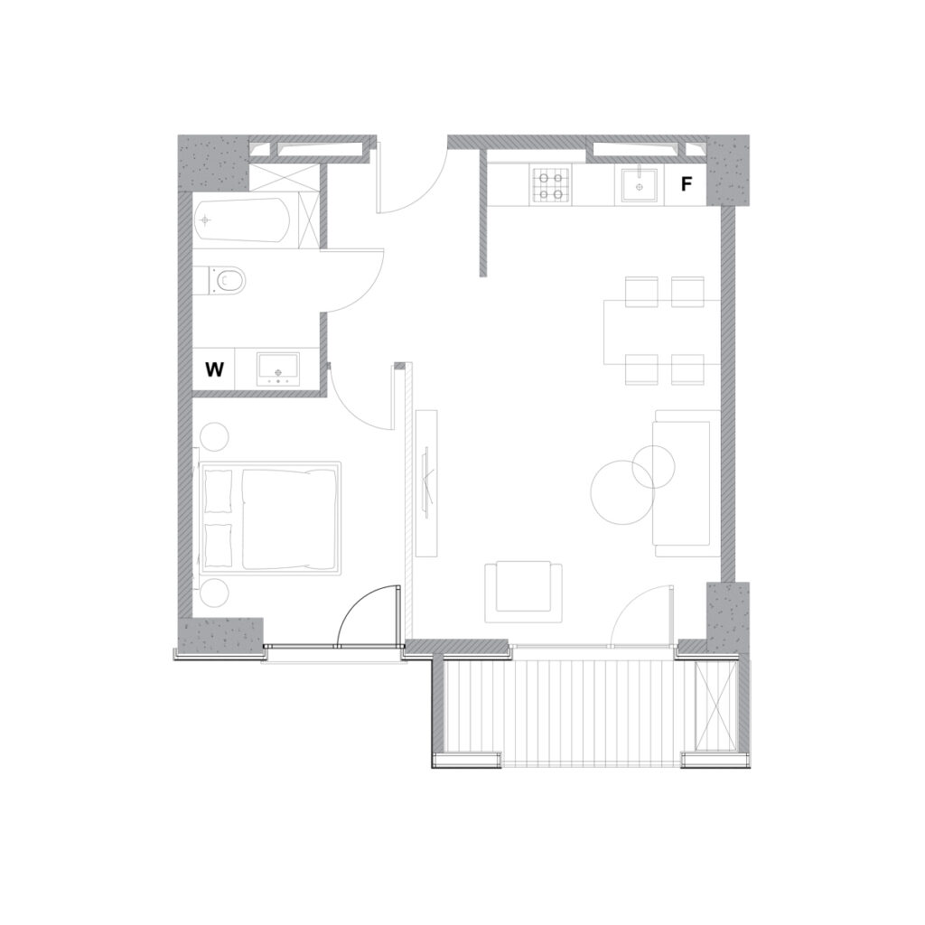 Apartment 47 — 2D plan