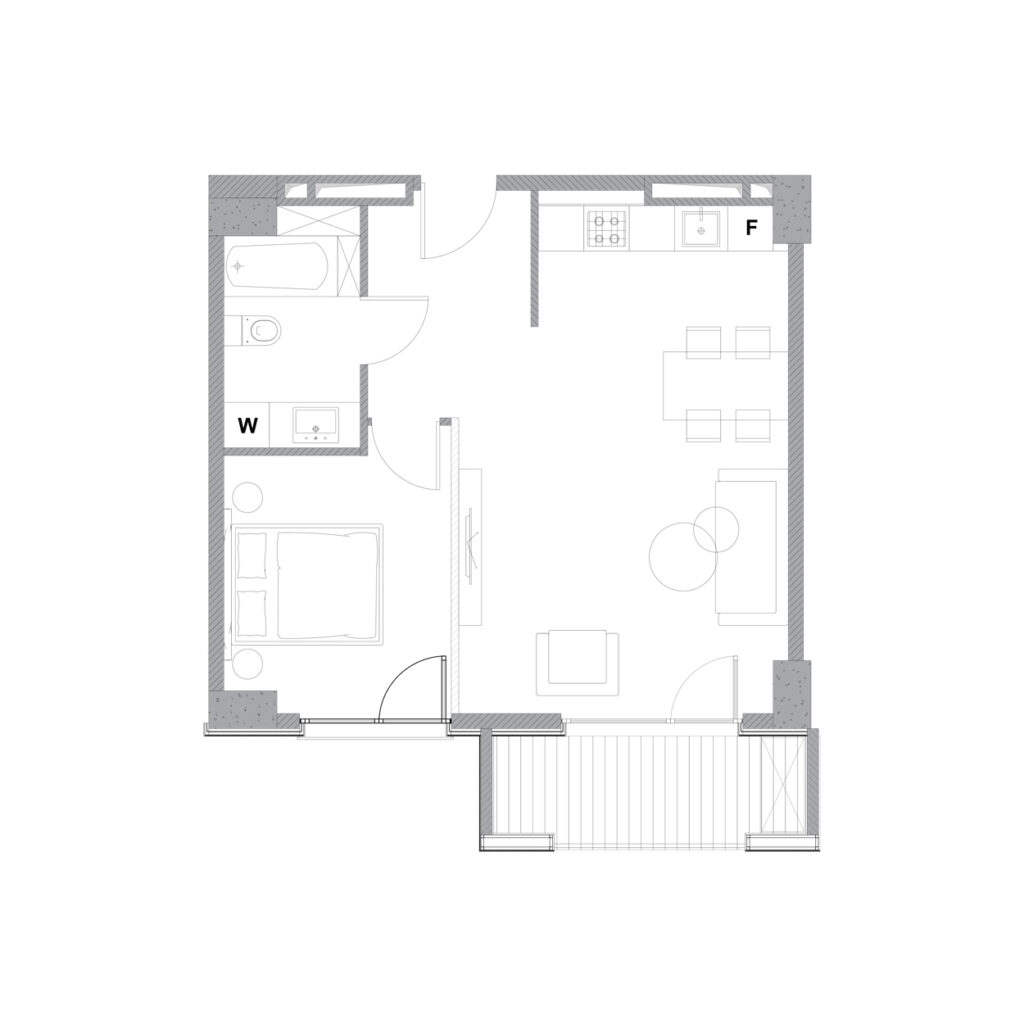 Apartment 234 — 2D plan
