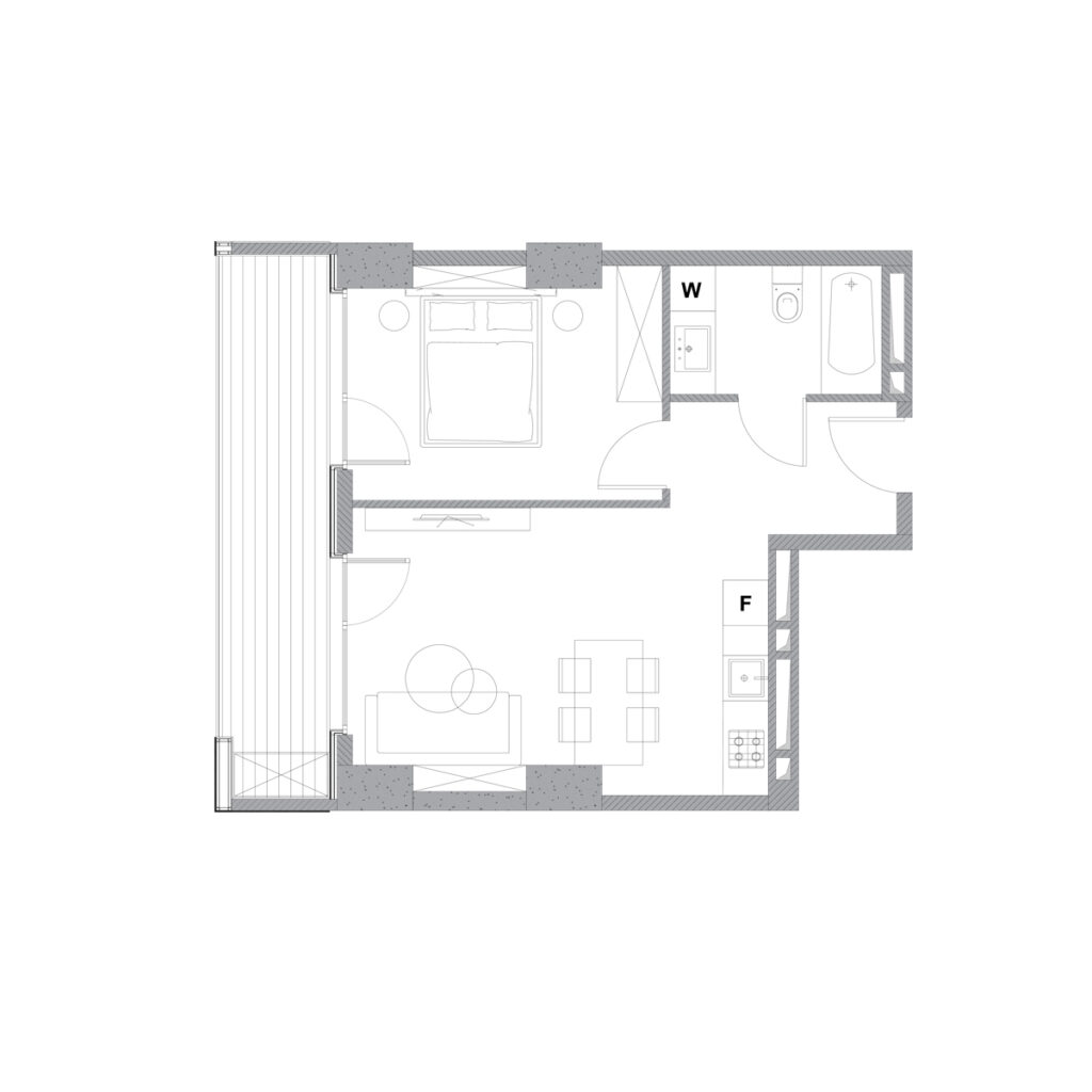 ბინა 15 — 2D გეგმა